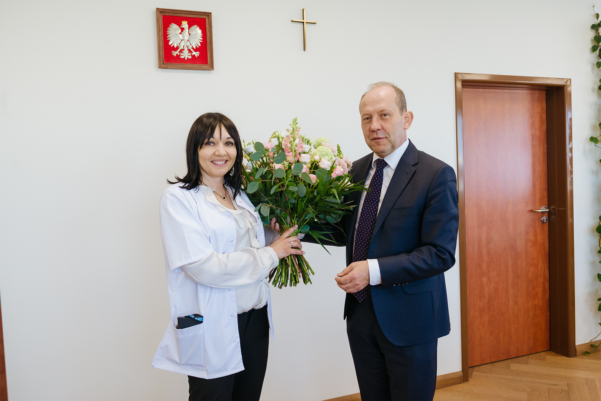 kwiaty dla pielegniarki
