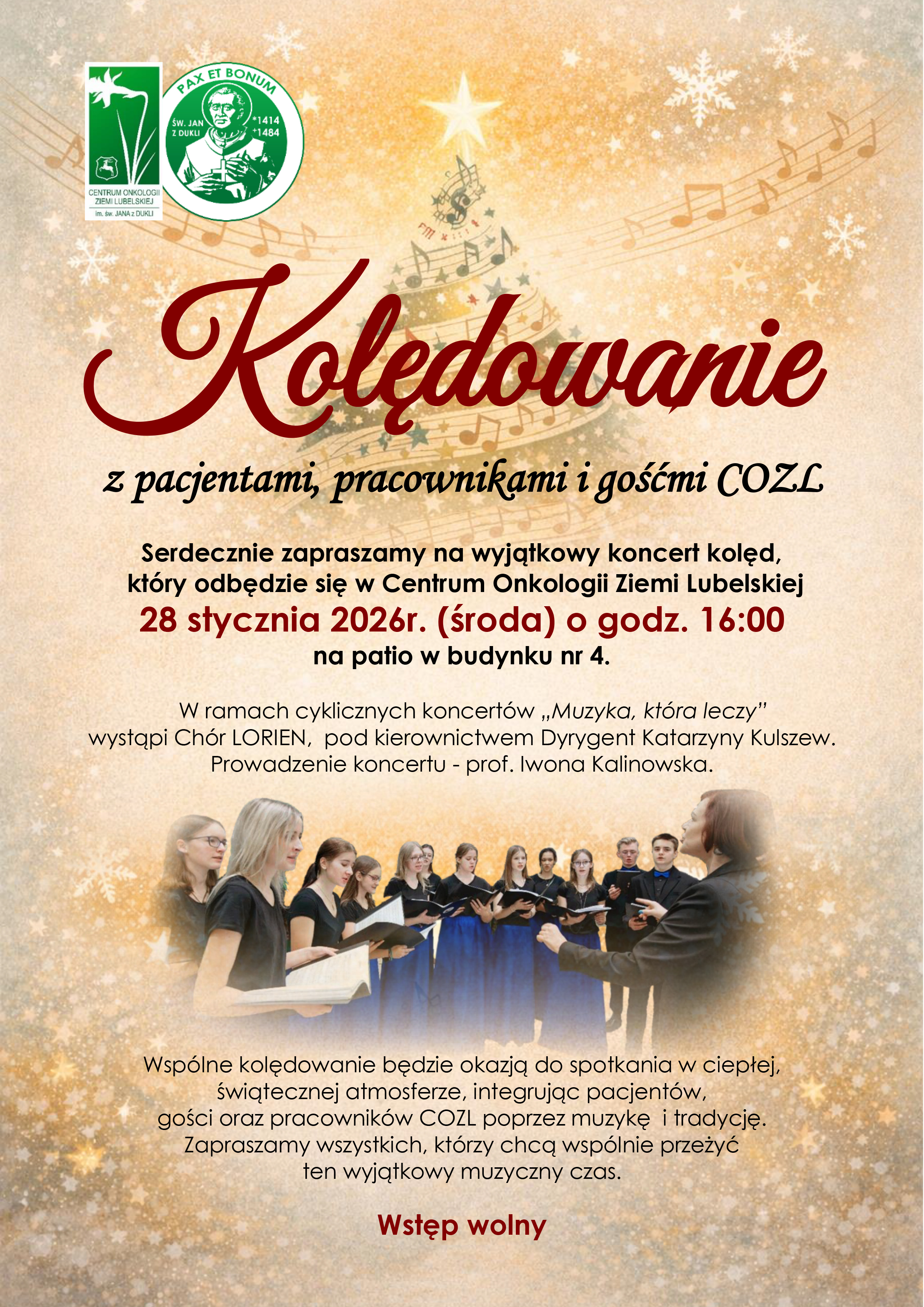 Zaproszenie na koncert styczen