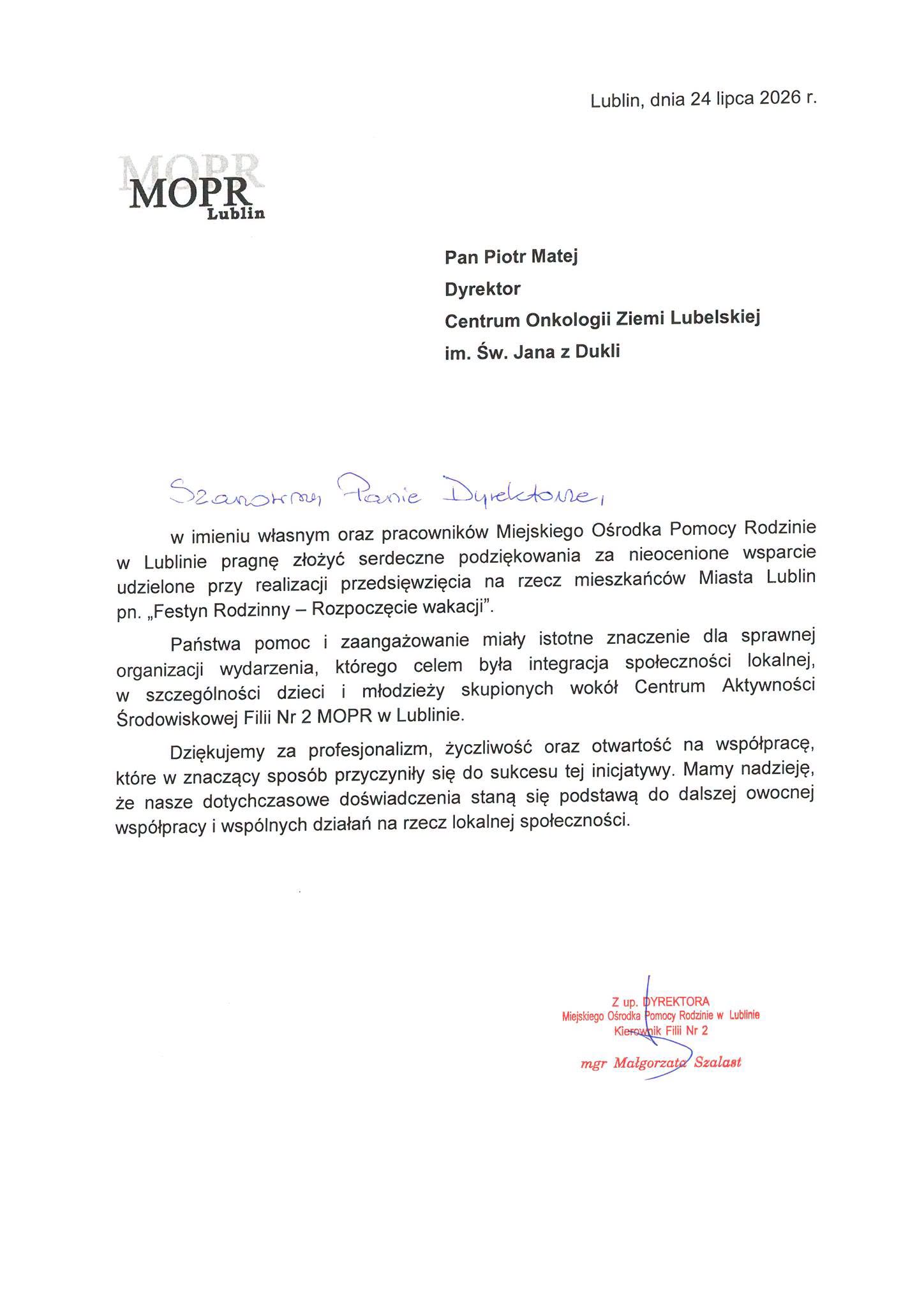 MOPR Lublin Festyn Rodzinny Rozpoczecie wakacji