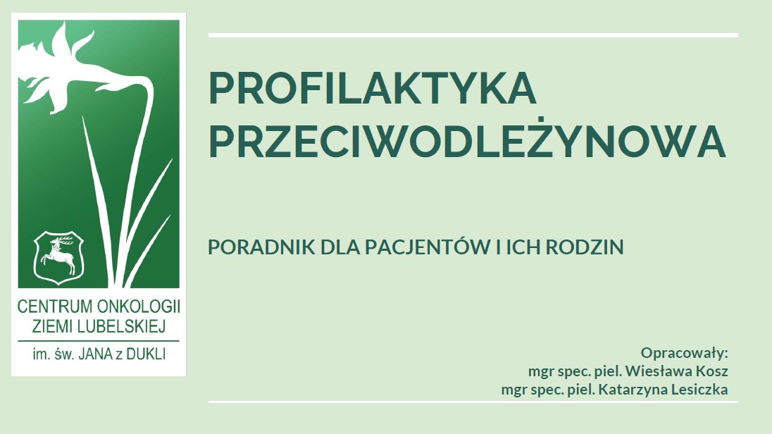 profilaktyka przeciwodleżynowa okładka